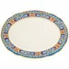Euro Ceramica Duomo 18in Oval Platter Home Dinnerware