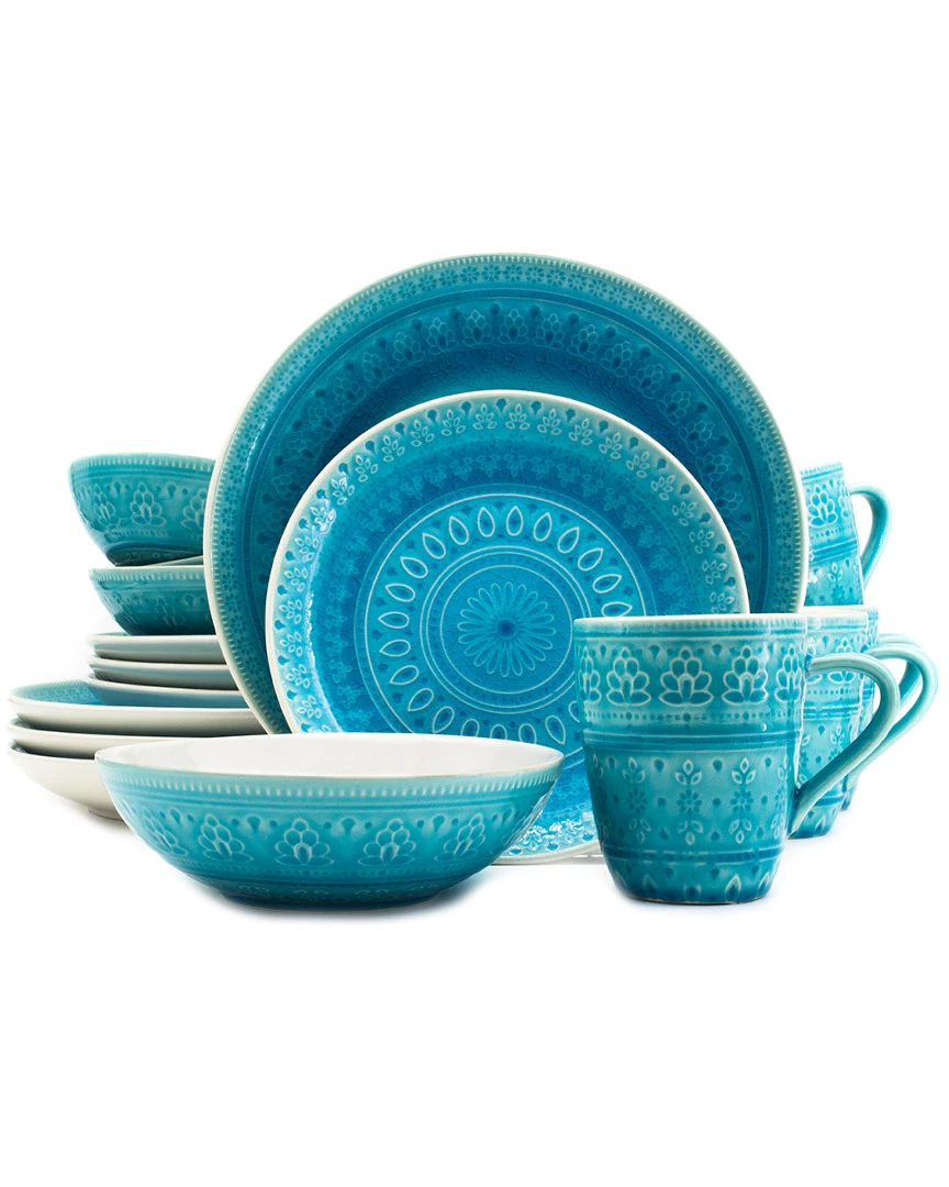 Euro Ceramica Fez 16pc Dinnerware Set Home