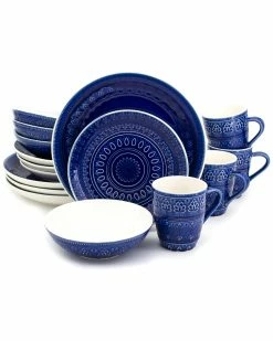 Euro Ceramica Fez 16pc Dinnerware Set Home
