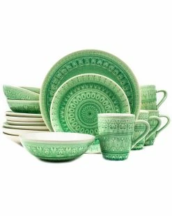 Euro Ceramica Fez 16pc Dinnerware Set Home
