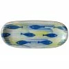 Euro Ceramica Pescador Oval Tray Home Serveware