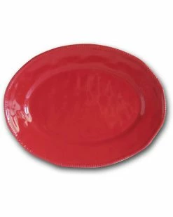 Euro Ceramica Algarve Oval Platter Home Dinnerware