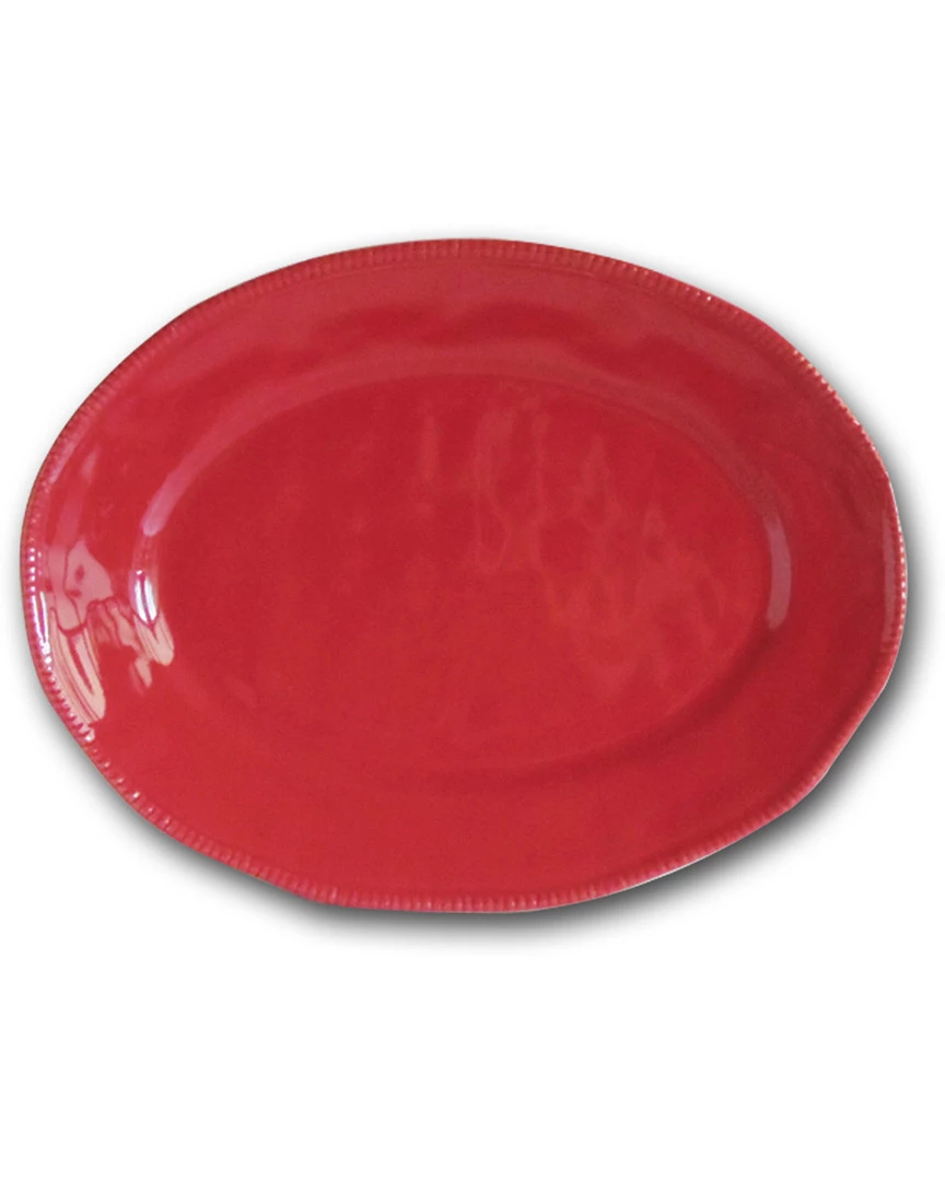 Euro Ceramica Algarve Oval Platter Home Dinnerware