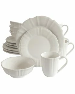Euro Ceramica Chloe 16pc Dinnerware Set Home