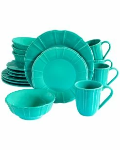 Euro Ceramica Chloe 16pc Dinnerware Set Home