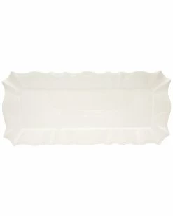 Euro Ceramica Chloe Rectangular Tray Home Dinnerware