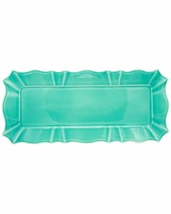 Euro Ceramica Chloe Rectangular Tray Home Dinnerware