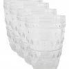 Euro Ceramica Fez Glassware 4pc 14Oz Highball Glass Set Home Drinkware