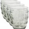 Euro Ceramica Fez Glassware 4pc 12Oz Old Fashion Glass Set Home Drinkware