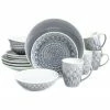 Euro Ceramica Peacock 16pc Dinnerware Set Home