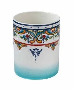 Euro Ceramica Zanzibar Ceramic Untensil Crock Home Kitchen & Pantry Storage