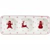 Euro Ceramica Winterfest 16In Divided Serving Dish Home Serveware