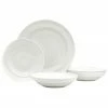 Euro Ceramica White Essential Pasta Bowls And Serving Set Home Dinnerware