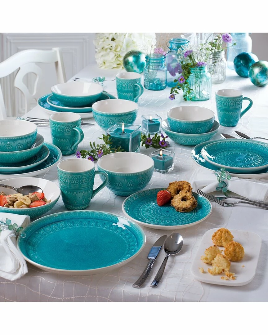 Euro Ceramica Fez 20pc Dinnerware Set Home - Image 3