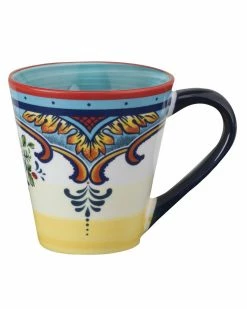 Euro Ceramica Zanzibar 4pc Stoneware Mug Set Home Drinkware