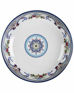 Euro Ceramica Zanzibar 4pc Stoneware Pasta Bowl Set Home Dinnerware