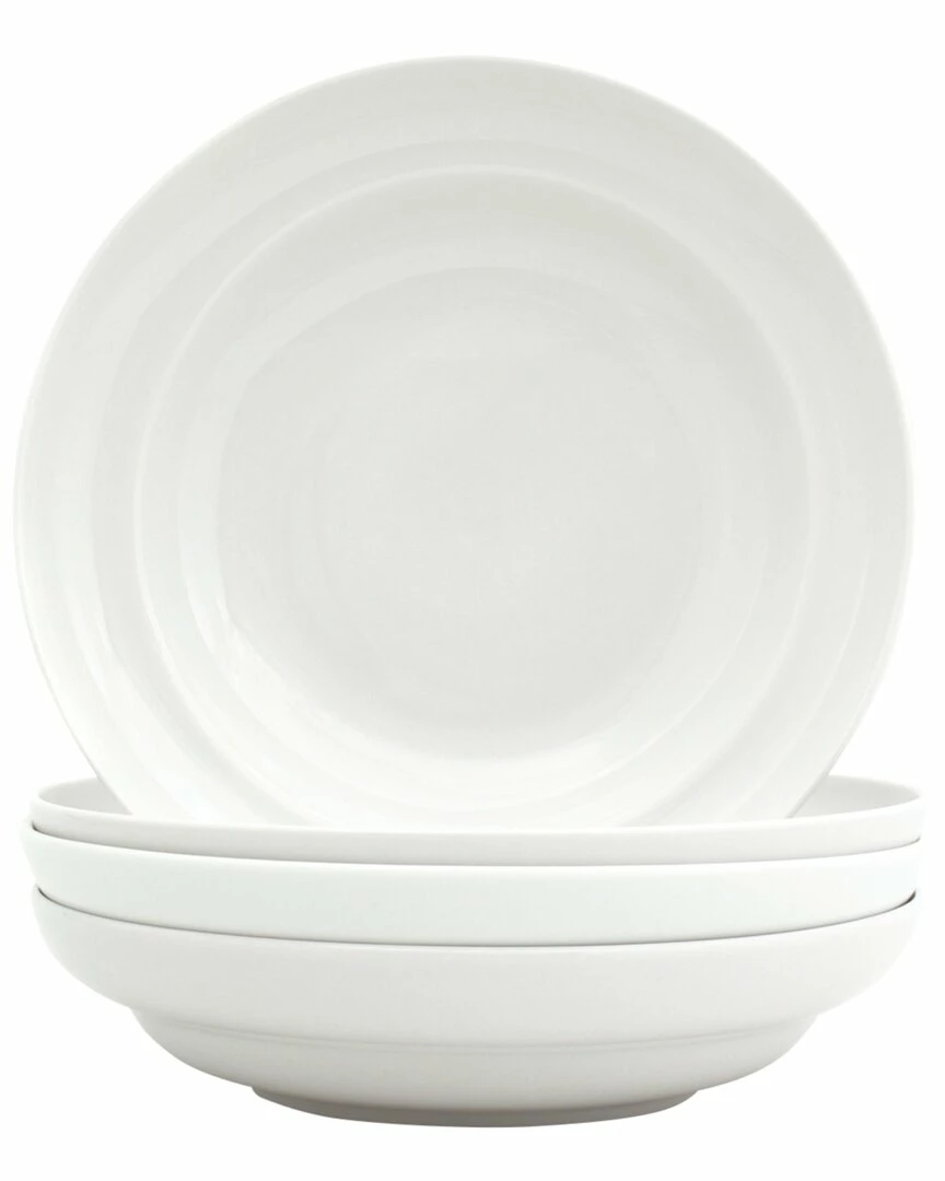 Euro Ceramica Set Of 4 Essential 9in Pasta Bowls Home Dinnerware
