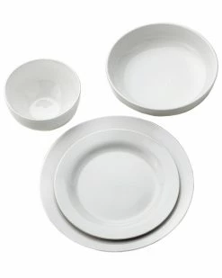 Euro Ceramica Mont Blanc 16pc Dinnerware Set Home