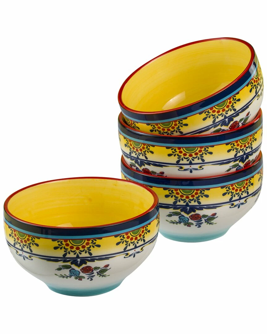 Euro Ceramica Zanzibar 4Pc All Purpose Bowl Set Home Serveware