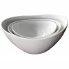 Euro Ceramica Highlands 3Pc Nesting Serving Bowl Set Home Serveware