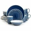 Euro Ceramica Peacock 16pc Dinnerware Set Home